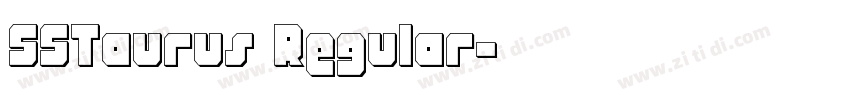 SSTaurus Regular字体转换